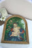 Gorgeous Flemish 60's Religious painting panel madonna child wood plaque