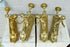 Set 4 antique Bronze putti angel Wall candle holders sconces