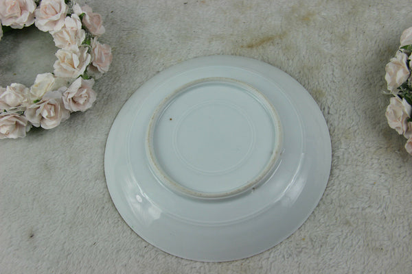 Antique French Vieux paris porcelain plate josephine of napoleon