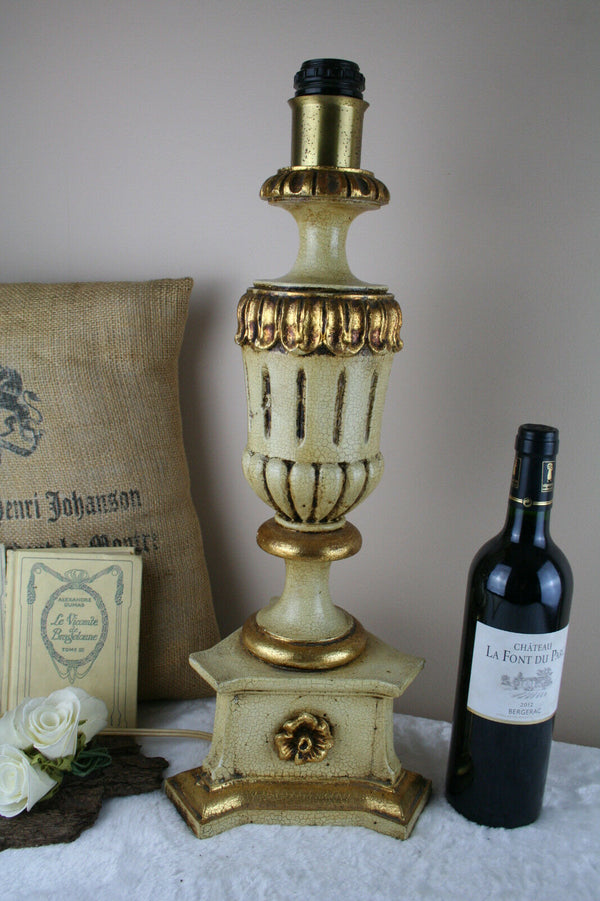 VTG italian 1960's wood table lamp