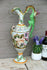 XL capodimonte italian marked porcelain Ewer pitcher dragon handle putti