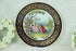 French Limoges porcelain victorian romantic scene plate marked
