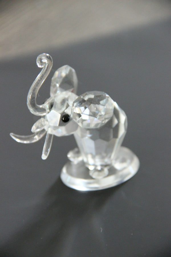 Crystal glass Swarovski Animal figurine elephant