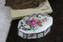 french marked  porcelain bonbonniere candy box floral 1960