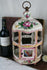 Gorgeous Strasbourg porcelain marked birdcage floral 50's with lamp rare exclusi