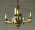 Antique French Wood carved  chandelier putti Angel scenes medaillon wedgwood