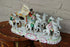 XL German Porcelain princess Coach Carriage 6 horses group statue