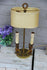 Stunning old  French Bouillotte Empire bronze sphinx Caryatid table lamp