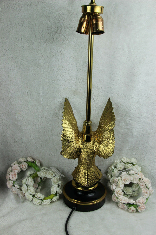 Mid century hollywood regency MAISON deknudt EAGLE table lamp 1960