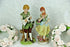 PAIR Bisque porcelain romantic couple figurines german sheep