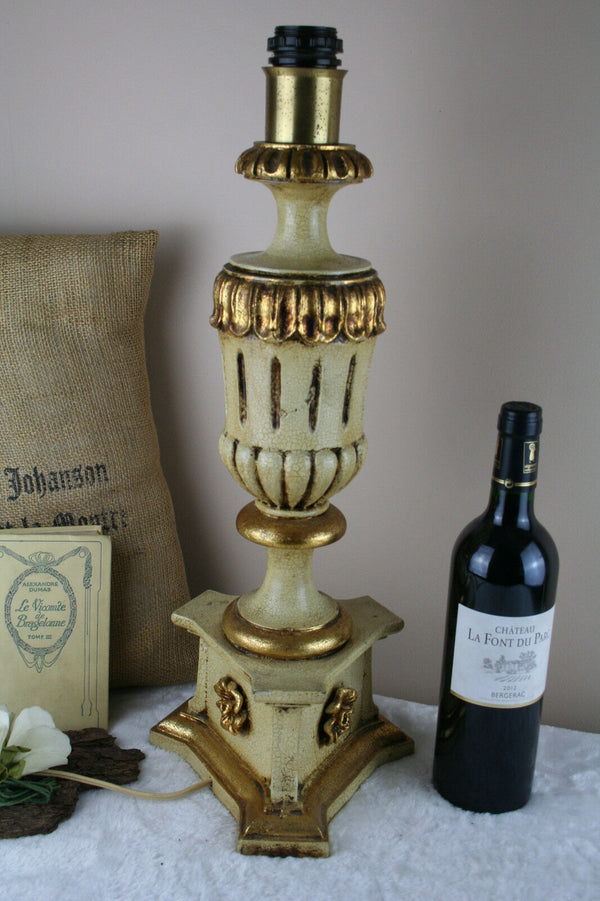 VTG italian 1960's wood table lamp