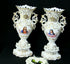 Rare XL Antique french Vieux PARIS porcelain religious altar Jesus Mary Vases