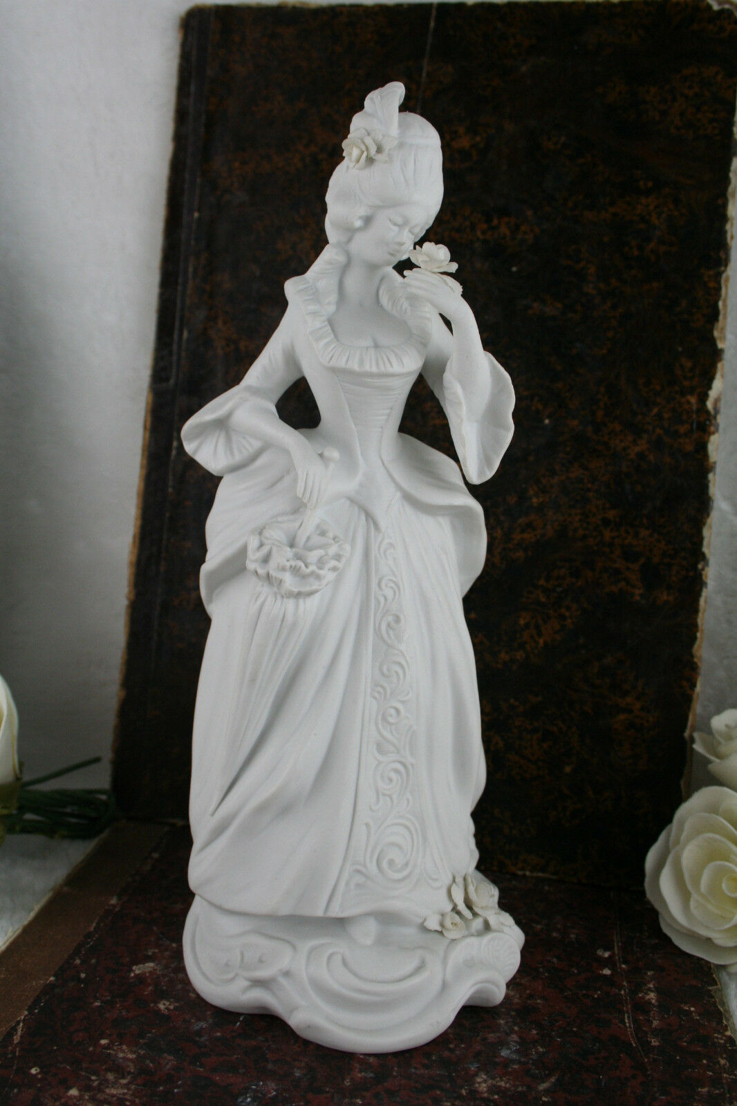 Vtg German Bisque porcelain Figurine statue marked 1950's | FF