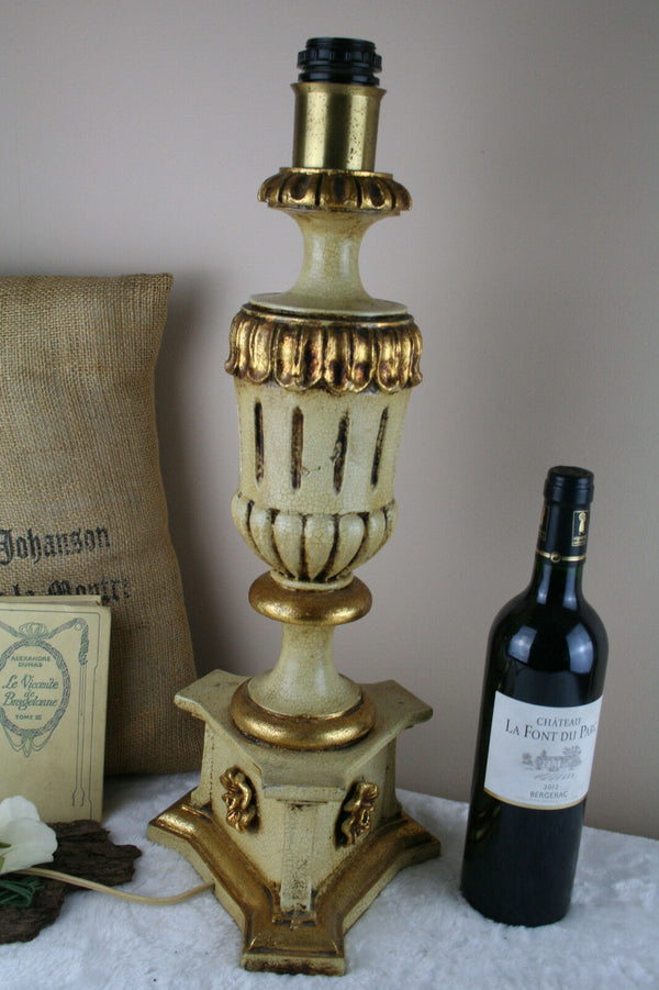 VTG italian 1960's wood table lamp