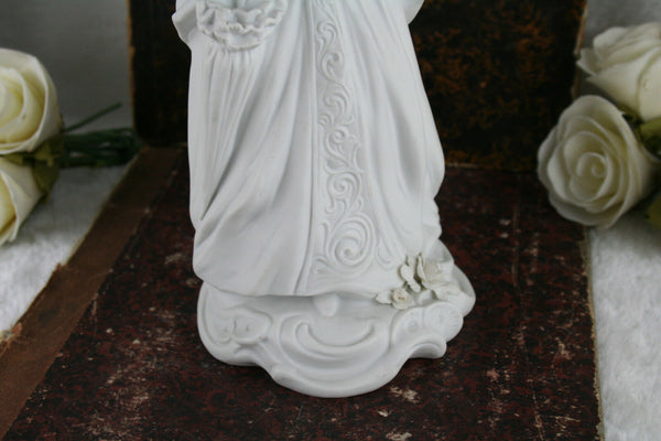 Vtg German Bisque porcelain Figurine statue marked 1950's