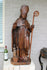 41" Religious Wood carved Saint NICHOLAS Children Statue church rare 1800s
