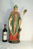 XL rare Antique french religious statue figurine Saint hubert patron hunter