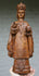 RAre antique religious detailed wood carved Statue Jesus of prague figurine