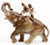 Rare Czech porcelain elephant Riders blackamoor Figurine statue rare 1950s