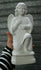 Antique French sevres Bisque porcelain religious angel figurine statue marked