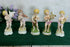 Set 5 German bisque porcelain orchestra music cherub putti figurines statue