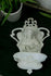 German Volkstedt marked bisque porcelain holy water font jesus religious