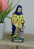 Antique henriot quimer faience SAINT ANNE statue figurine religious