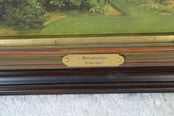 Vintage oil canvas painting repro John constable landscape decor