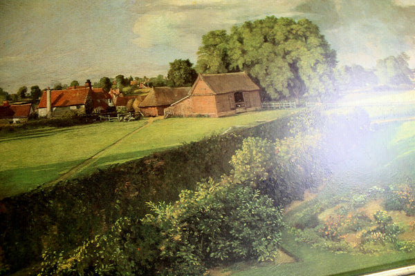 Vintage oil canvas painting repro John constable landscape decor