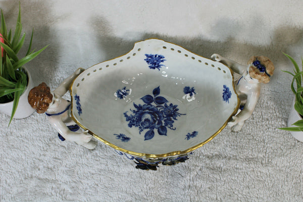 Vintage German Schierholz sax porcelain Cherub planter jardiniere marked
