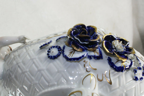 Vintage German Schierholz sax porcelain Cherub planter jardiniere marked