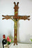 antique french wood carved neo gothic crucifix cross religious