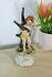 vintage capodimonte marked Figurine statue putti fire making