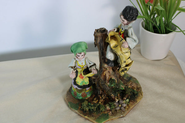 vintage Massidda Ceramic italian Signed statue figurine