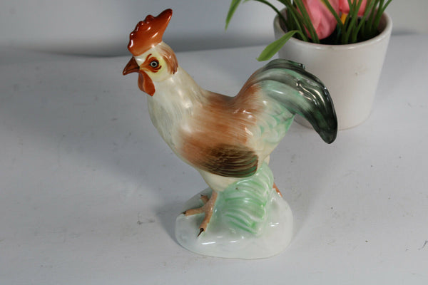 Herend Hungary porcelain marked rooster animal