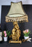 Gorgeous Brass young praying girl table lamp 1960s