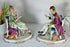 PAIR german 1960 porcelain figurine statue