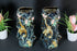 PAIR vintage barbotine majolica monkey  vases