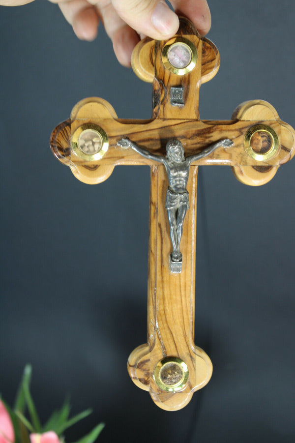 Small JERUSALEM Cast resin cross relic religious