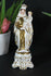 Antique french vieux paris  porcelain madonna figurine statue