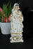 Antique french vieux paris  porcelain madonna figurine statue