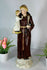 Antique porcelain religious statue of saint anthony