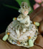 Antique German ENS miniature Statue young child lace porcelain marked rare