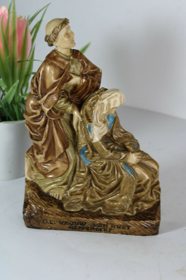 Vintage Flanders statue olv van rust heppeneert figurine