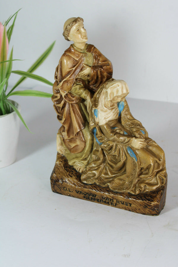 Vintage Flanders statue olv van rust heppeneert figurine