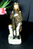 Antique french vieux paris porcelain saint roch figurine statue