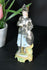 Antique french porcelain statue joan of arc knight religious figurine