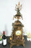 HUGE Antique French  30.3" Bronze Mantel clock cupido cherub