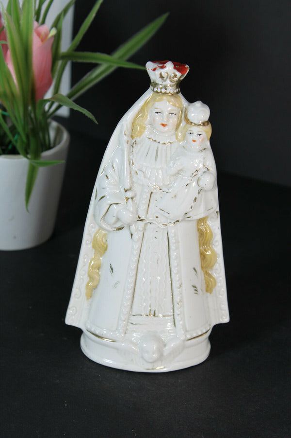 German porcelain madonna statue figurine