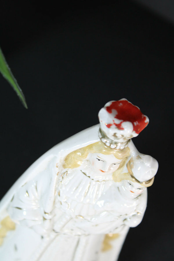 German porcelain madonna statue figurine